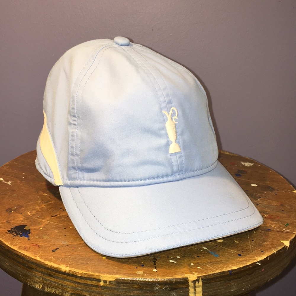 Adidas The Open Championship short brim golf hat lightweight vented mesh sides